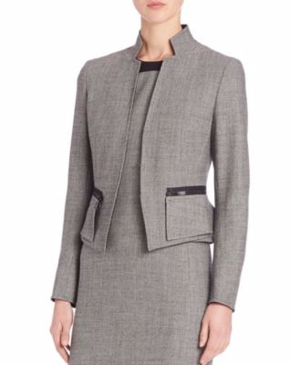 Wool Peplum Jacket