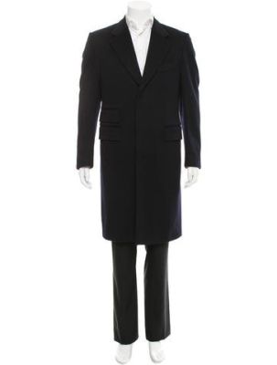 Wool Three-Button Coat