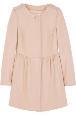 Wool-blend coat
