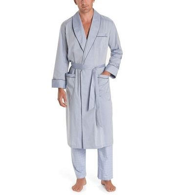 Wrinkle-Resistant Chambray Robe