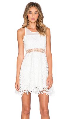 x REVOLVE Play Date Fit & Flare Dress