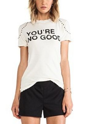 You're No Good Distressed Logo Tee