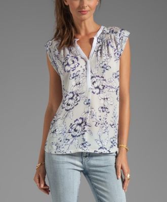 Zen Flower Sleeveless Blouse