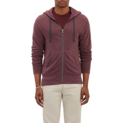 Zip-Front Vintage Hoodie