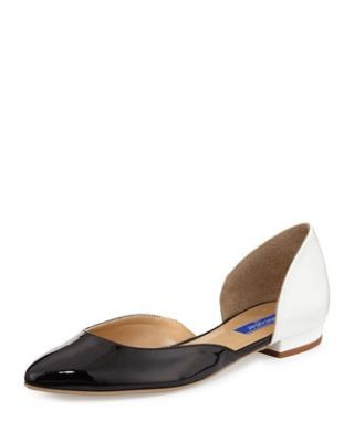 Zoe Colorblock Patent dOrsay Flat