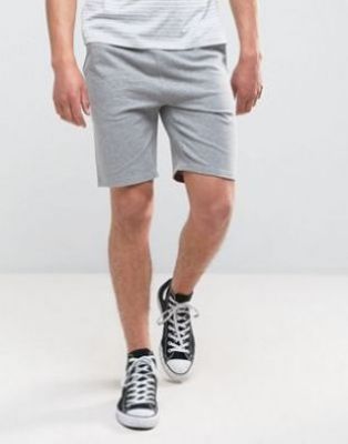ASOS - Skinny Jersey Shorts in Heather Grey