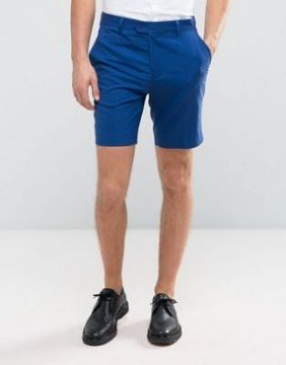 ASOS - Slim Fit Shorts Blue