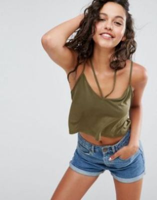 The Ultimate Short Cage-Effect Cami Top