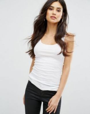 River Island - Basic Jersey Open-Back Tank Top
