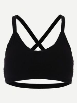 Shein - Black Crossback Bra
