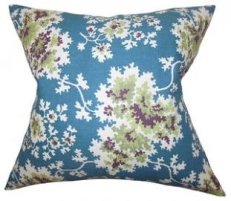 The Pillow Collection - 18" Square Danique Floral Throw Pillow