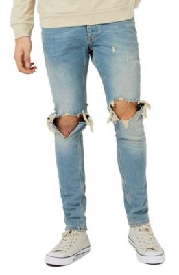 Topman - Ripped Stretch Skinny Jeans
