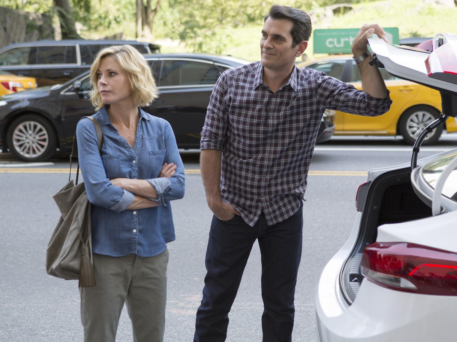 Claire Dunphy's Denim Shirt on Modern Family