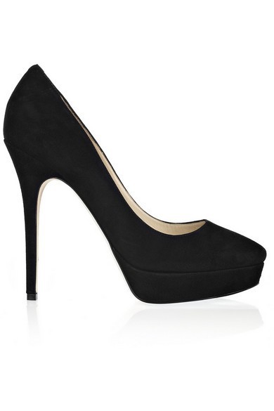 Cosmic suede pumps