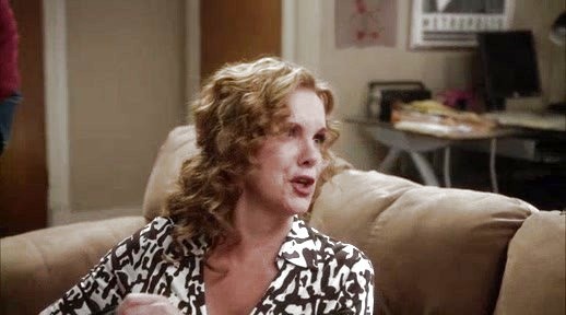 Elaine Green's Cluster Bead Strapless Dress on How To Live With Your Parents (For the Rest of Your Life)