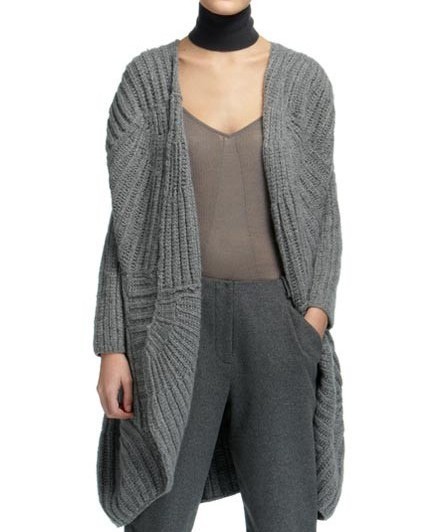 Fall 2013 Ribbed Oversize Cardigan