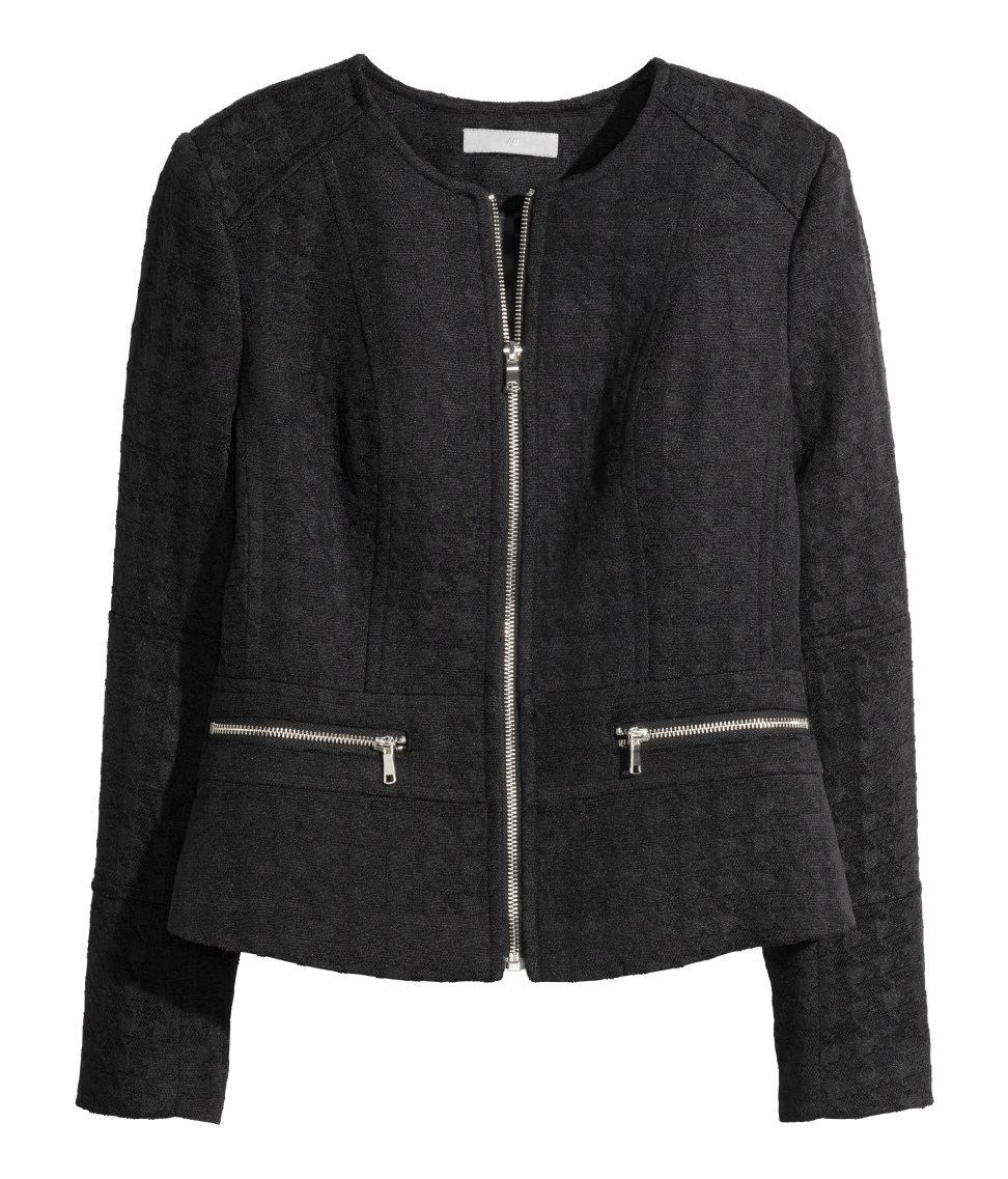 Jacquard-weave Jacket