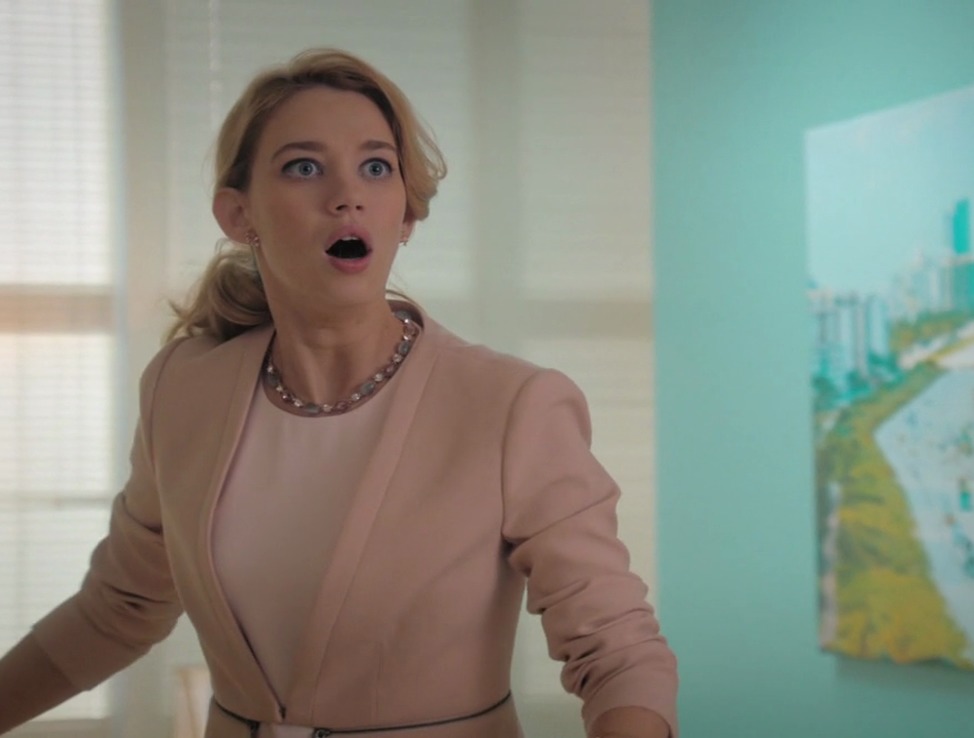 Petra Solano's Derek Zip Detail Blazer on Jane the Virgin