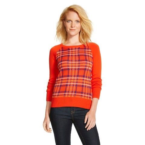 Plaid Pullover Sweater
