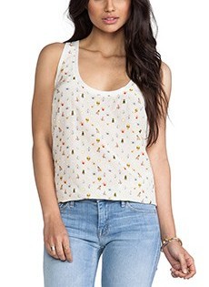 Rain Mini Bugs Printed Tank