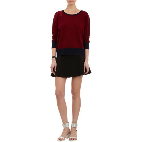 Shredded Shoulder Sweater