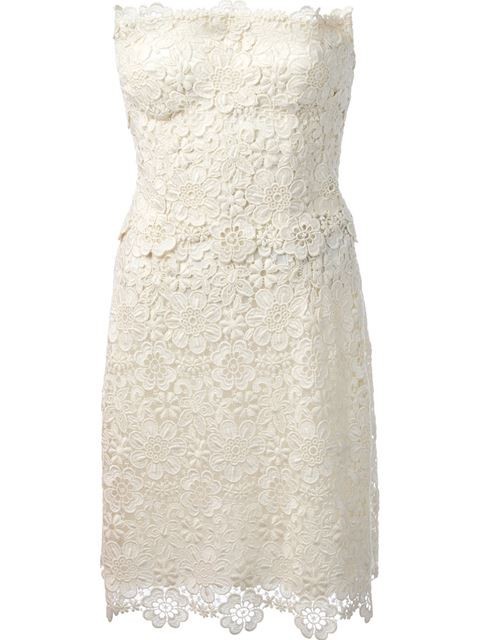 Strapless Lace Dress