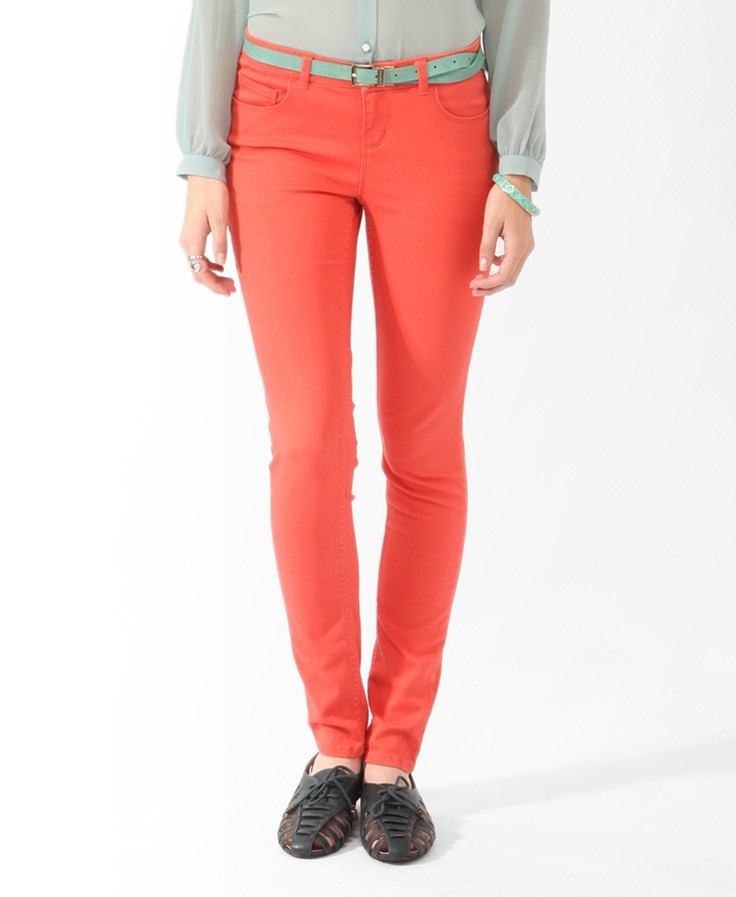 Twill Skinny Pant