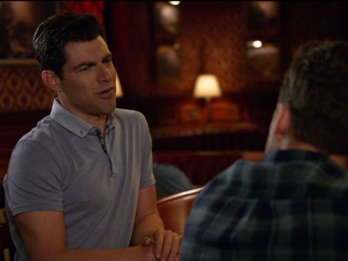 Schmidt 's 'Missow' Modern Trim Fit Piqué Polo on New Girl