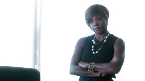 Annalise Keating's Avenue Panelled Stretch-Crepe Dress on How to Get Away With Murder
