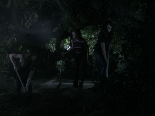 Aria Montgomery's Black Leather Wedge Sneakers on Pretty Little Liars