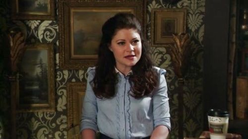 Belle 's Striped Shirt on Once Upon A Time 