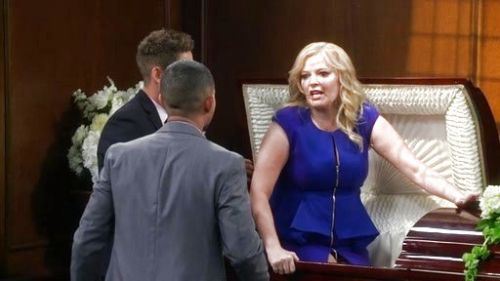 Bonnie Wheeler's 'Jamthun' Structured Peplum Cotton Blend Sheath Dress on Baby Daddy