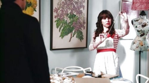 Bryn's Polka Pleats Apron on Selfie