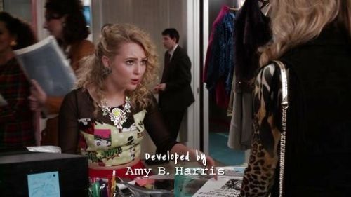 Carrie Bradshaw's Dotted Comic Cropped Top on The Carrie Diaries