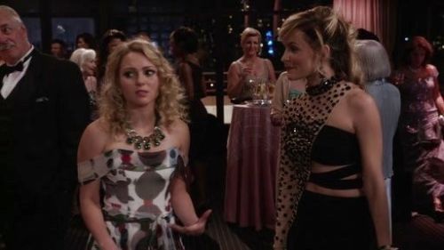 Carrie Bradshaw's Pre-Fall 2013 Dot Printed Organza Dress on The Carrie Diaries