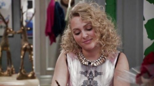 Carrie Bradshaw's Swan Neoprene Dress on The Carrie Diaries