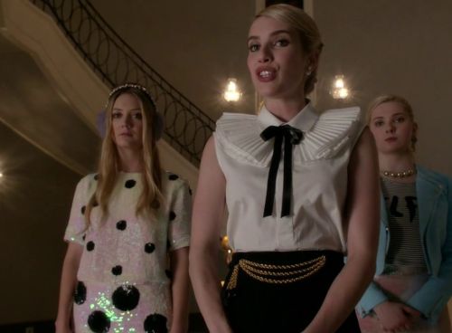 Chanel #3's Spot Sequin Tee on Scream Queens