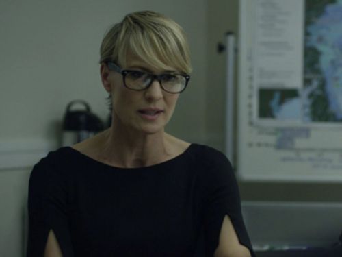 Claire Underwood's Split-Sleeve Dress on House of Cards