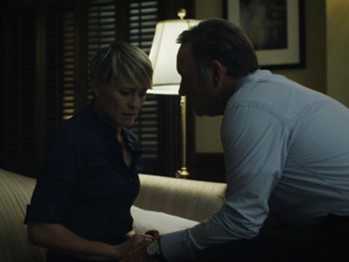 Claire Underwood's Tailored Non-Iron Sateen Shirt on House of Cards