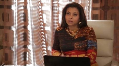 Cookie Lyon's Mosaic pixel sequin print dress on Empire