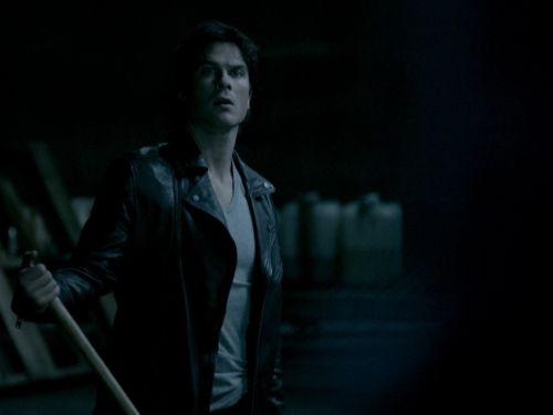 Damon Salvatore's Clay Leather Biker Jacket on The Vampire Diaries