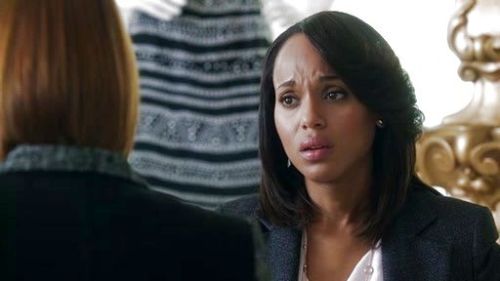 Olivia Pope's Rosé Rock Candy Mini Lollipop and Ball Necklace in Rose Quartz, 37" on Scandal