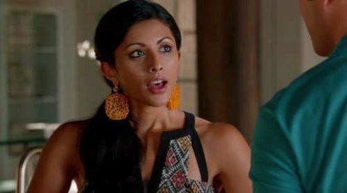 Divya Katdare's Orange Earrings on Royal Pains