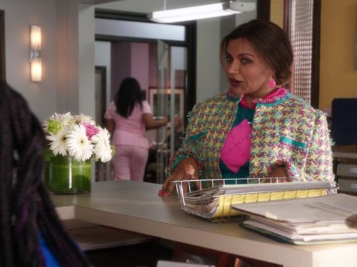 Dr. Mindy Lahiri's Argyle Vest on The Mindy Project