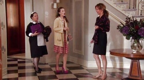 Eleanor Waldorf's New Edde Printed Stretch-Silk Blouse on Gossip Girl