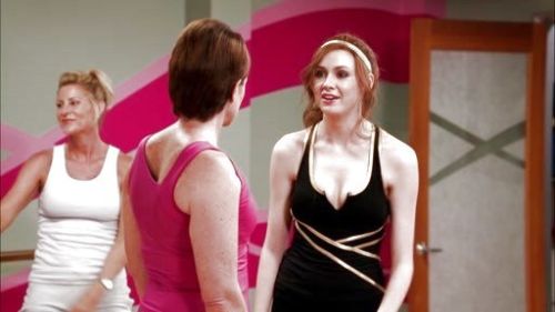 Eliza Dooley's Mesh Inset Racerback Tank on Selfie