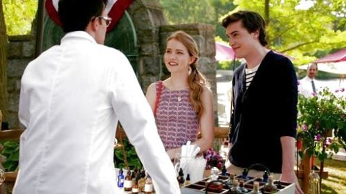 Emma's Meriel Chevron Print Dress on Royal Pains