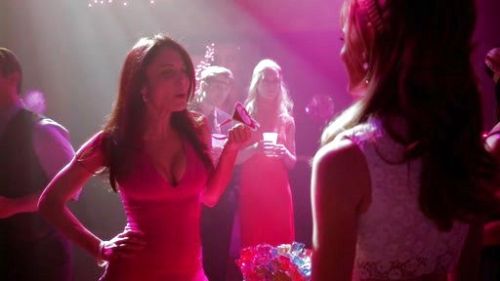 Faith Green's Flared Bandage Dress on Royal Pains