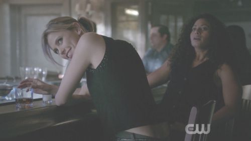 Freya Mikaelson's Tuilerie embellished slub linen-jersey tank on The Originals