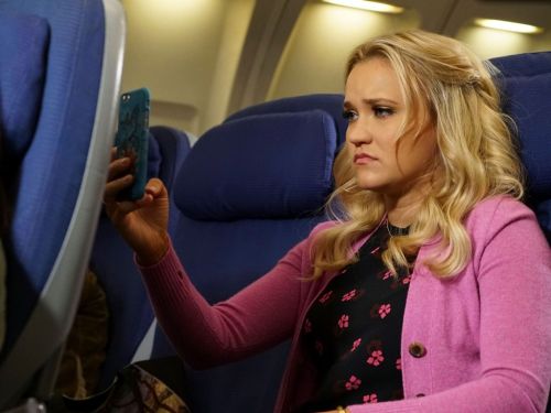 Gabi Diamond's Black and Pink Floral Tank Top on Young & Hungry